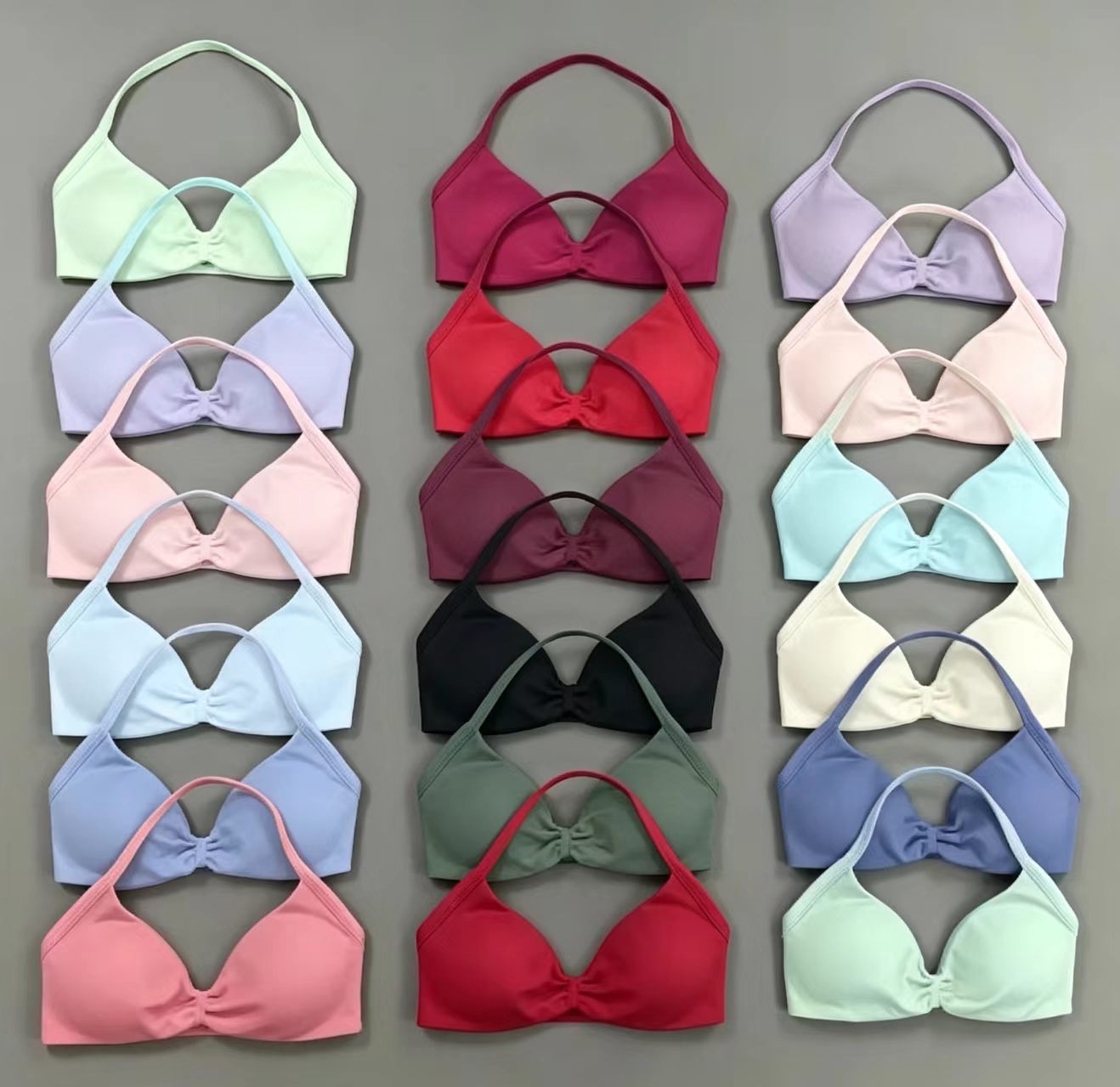Push Up Bra Padded - Biustonosz sportowy DF, model push-up, z