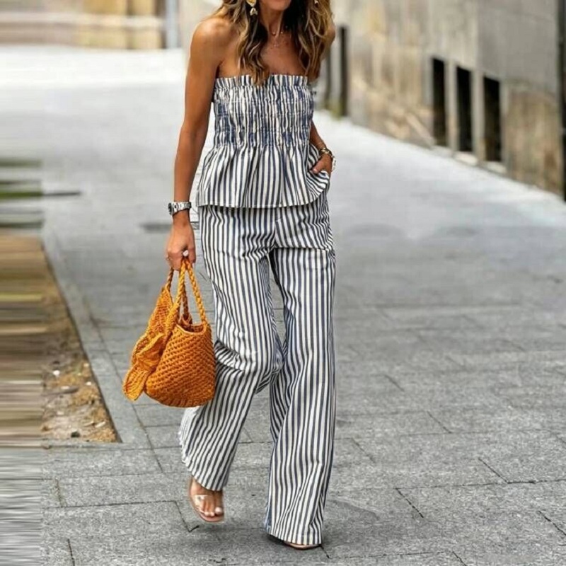 Wiosenno-letni zestaw w paski  – Strapless Bra Backless recenzja i cena